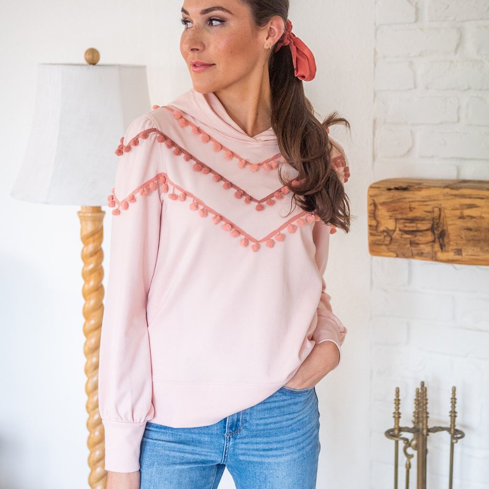 NWT Evy's Tree Noel Sweater in Winter Pink